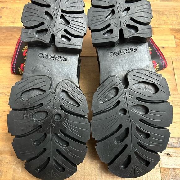 NWOT FARMRIO Boho Mid Boots - Picture 8 of 11